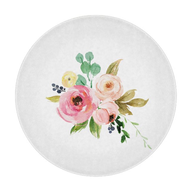 Floral Cutting Board (Front)