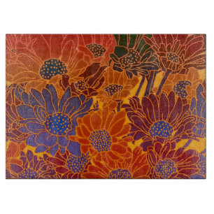 Floral Cutting Board