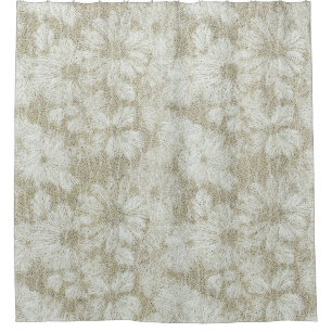Floral Daisy Velvety Cream Texture