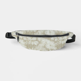 Floral Daisy Velvety Cream Texture Fanny Pack