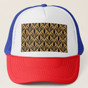 Floral Damask: Elegant Vintage Trucker Hat