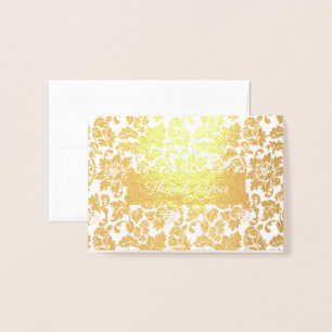 Floral Damask Foil Card