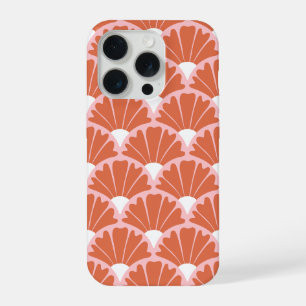 Floral Damask Pattern Red & Pink iPhone 15 Pro Case