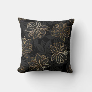 Floral Damask pattern  Throw Pillow