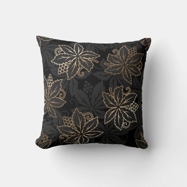 Floral Damask pattern  Throw Pillow (Front)