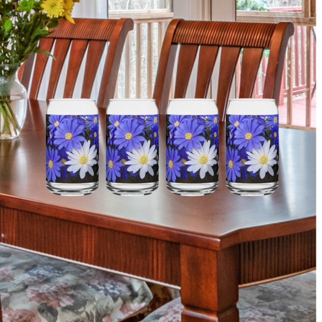 Floral d'anémones bleues et blanches (In Situ)