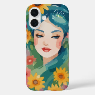 Floral Daydream Portrait iPhone 16 Case