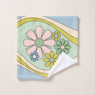 Floral Daydream Retro Flower 60s les années 70 Pas