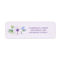 Floral de printemps d'anémone violet
