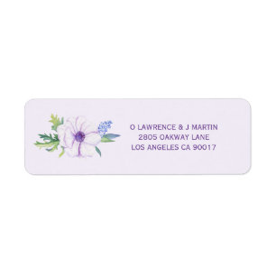 Floral de printemps d'anémone violet