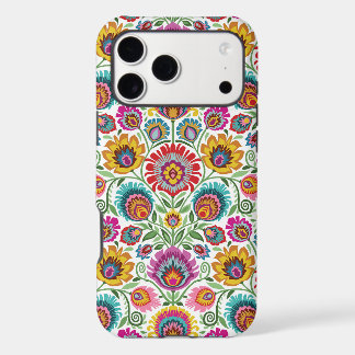 Floral de Wycinanki en blanc