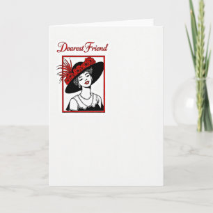 Floral Dearest Friend Card