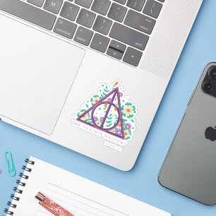 Floral Deathly Hallows Graphic