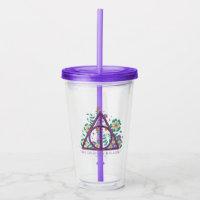 Floral Deathly Hallows Graphic
