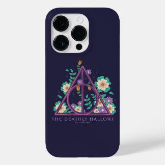 Floral Deathly Hallows Graphic Case-Mate iPhone 14 Pro Case