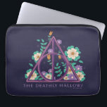 Floral Deathly Hallows Graphic Laptop Sleeve<br><div class="desc">HARRY POTTER™ | Check out this floral Deathly Hallows symbol!</div>