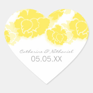Floral Decadence Wedding Stickers