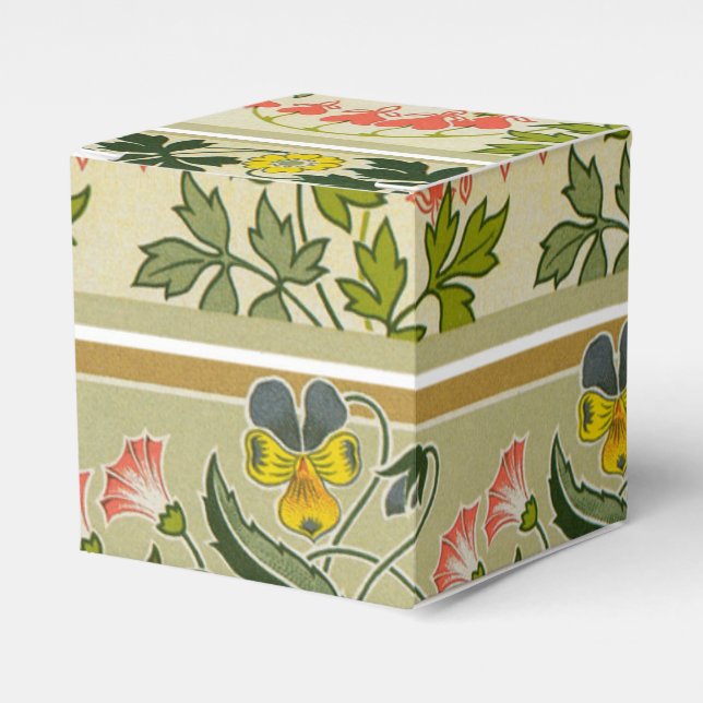 Floral Deco Favor Box (Front Side)