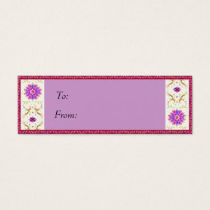 Floral Deco Gift Tag