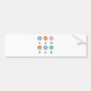 Floral Decor Bumper Sticker