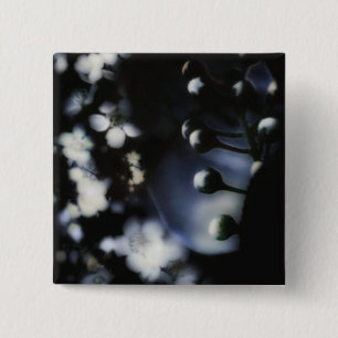 Floral Deep 2 Inch Square Button
