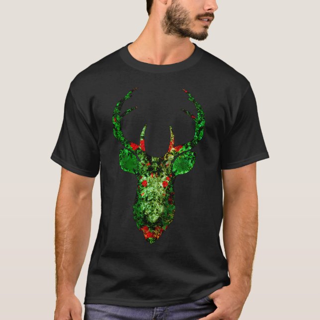Floral Deer T-Shirt (Front)