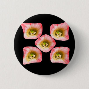 Floral Delight 2 Inch Round Button