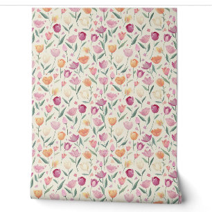 Floral Delight Pattern Wallpaper