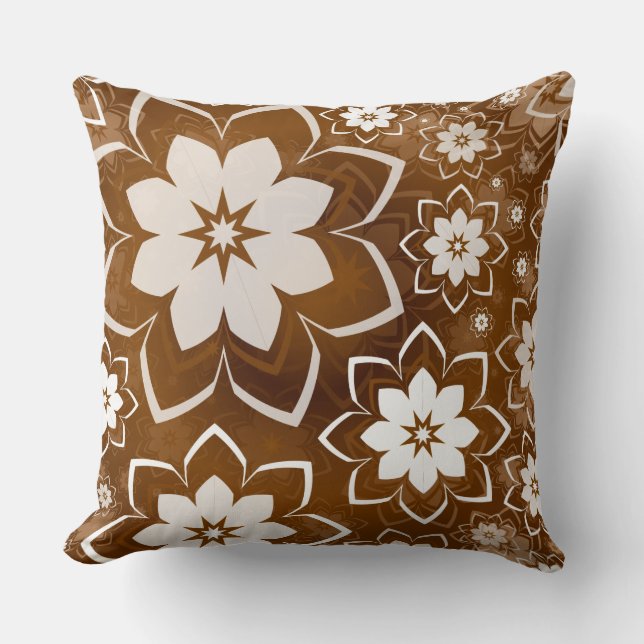 Floral Design 13 Throw Pillow (Front)