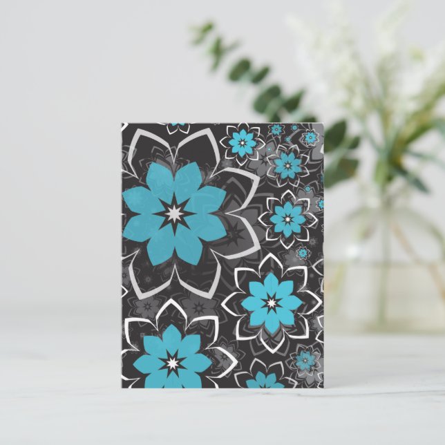 Floral Design 14 Holiday Postcard (Standing Front)