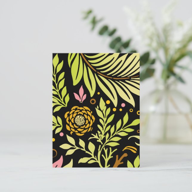 Floral Design 18 Postcard (Standing Front)