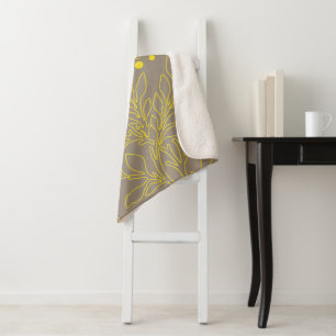 Floral Design 18 Sherpa Blanket