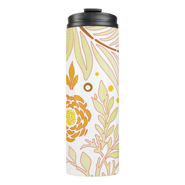Floral Design 19 Thermal Tumbler (Front)