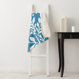 Floral Design 20 Sherpa Blanket