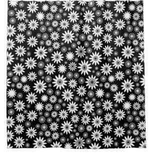 Floral Design 210513 - White and Black