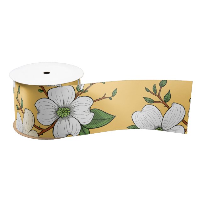 Floral Design 4 Satin Ribbon (Spool)