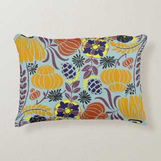 floral design background accent pillow