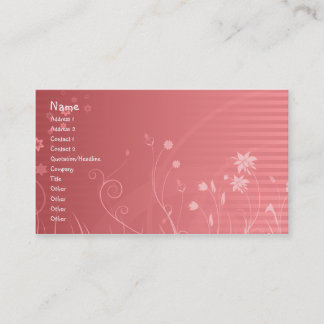 Floral Design Business Card