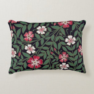 Floral Design by J. Owen, 1863 Accent Pillow