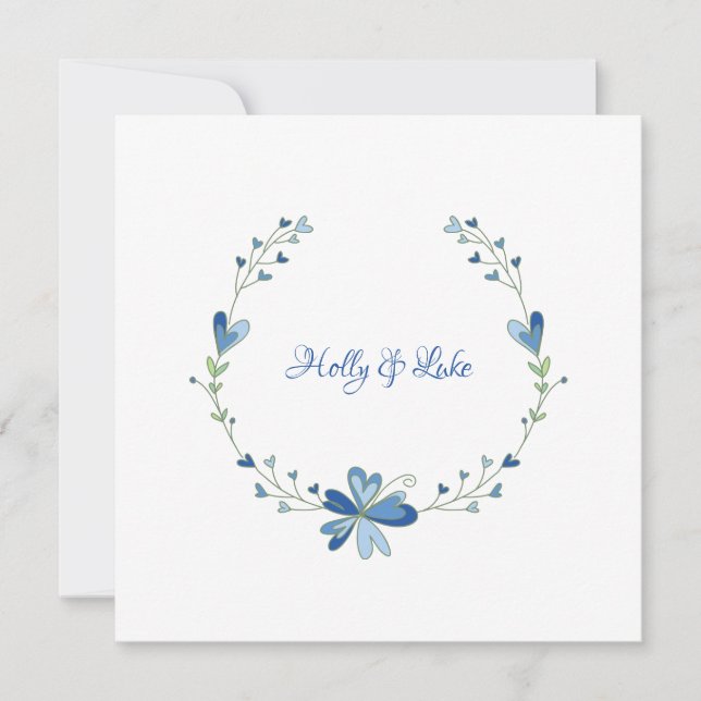 Floral Design in Blue for a Spring Outdoor Event (Front)