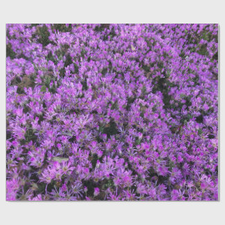 Floral Design in Purple Wrapping Paper