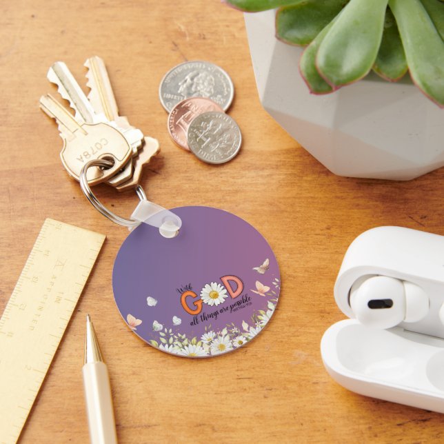 Floral Design Keychain (Desk)