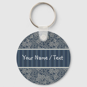 Floral Design Keychain