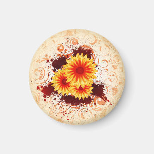 floral design magnet