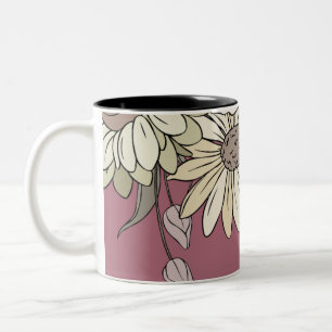 Floral design mug