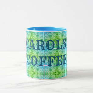 Floral design - Names-Carol  Mug