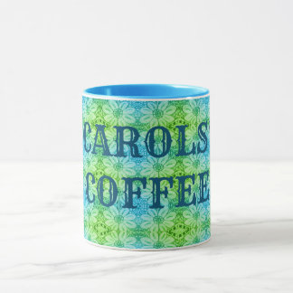 Floral design - Names-Carol  Mug