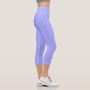 Floral Design Pattern Capri Leggings