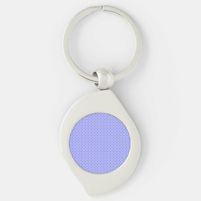 Floral Design Pattern Keychain (Front)