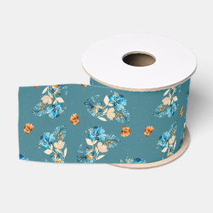 Floral Design Ribbon Grosgrain Ribbon